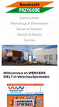Mobile Screenshot of baumarkt-vetschau.de